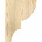 Ekena Millwork Ridgewood Rough Sawn Corbel, Douglas Fir, 6"W x 12"D x 16"H COR06X12X16RID00RDF - alternate 3
